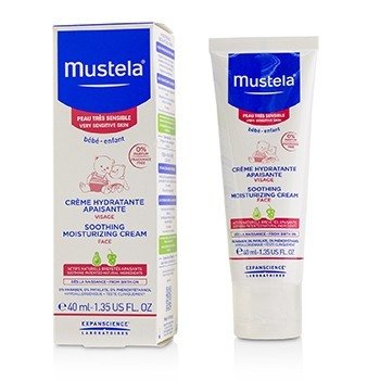 Mustela Krim Pelembab Yang Menenangkan Untuk Wajah - Untuk Kulit yang Sangat Sensitif (Soothing Moisturizing Cream For Face - For Very Sensitive Skin)