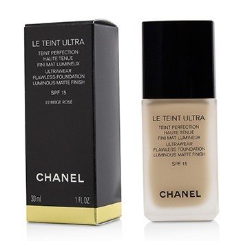 Le Teint Ultra Ultrawear Flawless Foundation Luminous Matte Finish SPF15 - # 22 Beige Rose