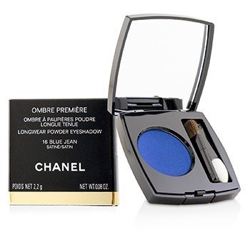 Chanel Ombre Premiere Longwear Powder Eyeshadow - # 16 Jean Biru (Satin) (Ombre Premiere Longwear Powder Eyeshadow - # 16 Blue Jean (Satin))