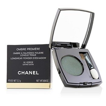Chanel Ombre Premiere Longwear Powder Eyeshadow - # 18 Verde (Satin) (Ombre Premiere Longwear Powder Eyeshadow - # 18 Verde (Satin))