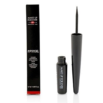 Aqua XL Ink Liner Eyeliner Tahan Air Tahan Lama - # M-10 (Matte Black)