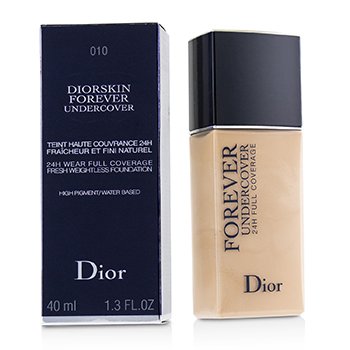 Christian Dior Diorskin Forever Undercover 24H Pakai Full Coverage Water Based Foundation - # 010 Gading (Diorskin Forever Undercover 24H Wear Full Coverage Water Based Foundation - # 010 Ivory)