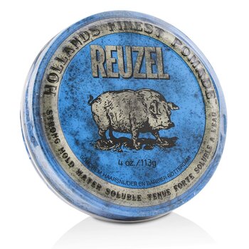 Reuzel Pomade Biru (Tahan Kuat, Larut Dalam Air) (Blue Pomade (Strong Hold, Water Soluble))