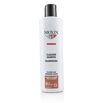 Nioxin Derma Purifying System 4 Cleanser Shampoo (Rambut Berwarna, Menipis Berkembang, Warna Aman) (Derma Purifying System 4 Cleanser Shampoo (Colored Hair, Progressed Thinning, Color Safe))
