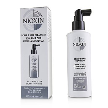 Nioxin Sistem Diameter 1 Kulit Kepala &Perawatan Rambut (Rambut Alami, Penipisan Ringan) (Diameter System 1 Scalp & Hair Treatment (Natural Hair, Light Thinning))