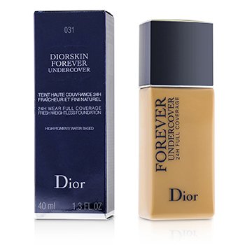 Christian Dior Diorskin Forever Undercover 24H Memakai Full Coverage Water Based Foundation - # 031 Pasir (Diorskin Forever Undercover 24H Wear Full Coverage Water Based Foundation - # 031 Sand)