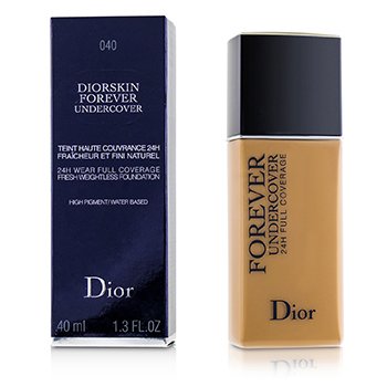 Christian Dior Diorskin Forever Undercover 24H Pakai Full Coverage Water Based Foundation - #040 Honey Beige (Diorskin Forever Undercover 24H Wear Full Coverage Water Based Foundation - # 040 Honey Beige)