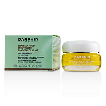 Darphin Minyak Esensial Elixir Vetiver Aromatic Care Stress Relief Detox Oil Mask (Essential Oil Elixir Vetiver Aromatic Care Stress Relief Detox Oil Mask)