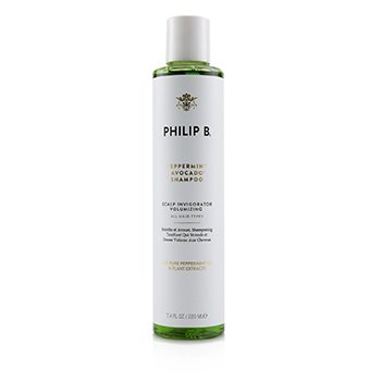 Philip B Sampo Alpukat Peppermint (Kulit Kepala Invigorator Volumizing - Semua Jenis Rambut) (Peppermint Avocado Shampoo (Scalp Invigorator Volumizing - All Hair Types))