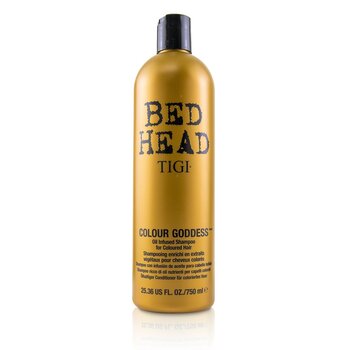 Tigi Bed Head Colour Dewi Oil Infused Shampoo - Untuk Rambut Berwarna (Cap) (Bed Head Colour Goddess Oil Infused Shampoo - For Coloured Hair (Cap))