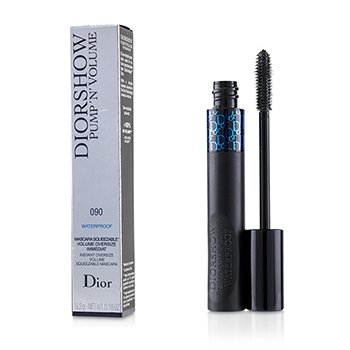 Christian Dior Diorshow Pump N Volume Waterproof Mascara - # 090 Pompa Hitam (Diorshow Pump N Volume Waterproof Mascara - # 090 Black Pump)