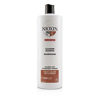 Nioxin Derma Purifying System 4 Cleanser Shampoo (Rambut Berwarna, Menipis Berkembang, Warna Aman) (Derma Purifying System 4 Cleanser Shampoo (Colored Hair, Progressed Thinning, Color Safe))