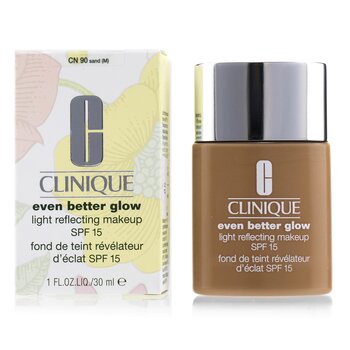 Clinique Bahkan Lebih Baik Glow Light Reflecting Makeup SPF 15 - # CN 90 Pasir (Even Better Glow Light Reflecting Makeup SPF 15 - # CN 90 Sand)