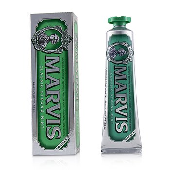 Marvis Pasta Gigi Mint Kuat Klasik Dengan Xylitol (Classic Strong Mint Toothpaste With Xylitol)