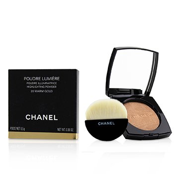 Chanel Poudre Lumiere Menyoroti Bubuk - # 20 Emas Hangat (Poudre Lumiere Highlighting Powder - # 20 Warm Gold)