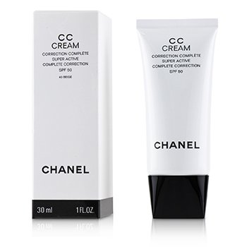 Chanel CC Cream Super Active Complete Correction SPF 50 # 40 Krem (CC Cream Super Active Complete Correction SPF 50 # 40 Beige)