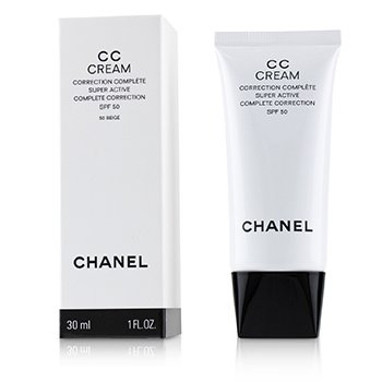 Chanel CC Cream Super Active Complete Correction SPF 50 # 50 Krem (CC Cream Super Active Complete Correction SPF 50 # 50 Beige)