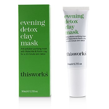 This Works Topeng Tanah Liat Detox Malam (Evening Detox Clay Mask)