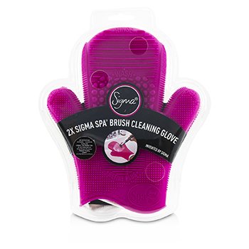 Sarung Tangan Pembersih Sikat Spa 2X Sigma - # Pink (2X Sigma Spa Brush Cleaning Glove - # Pink)