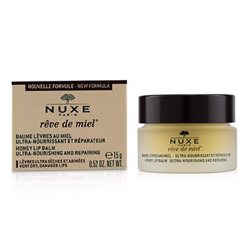 Nuxe Reve de miel Ultra-Nourishing &repairing honey lip balm - Untuk Bibir yang Sangat Kering dan Rusak (Reve De Miel Honey Lip Balm - For Very Dry, Damaged Lips (Packaging Random Pick))