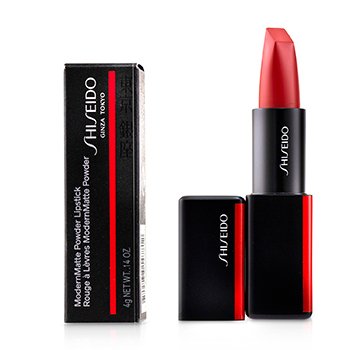 Shiseido Lipstik Bubuk ModernMatte - # 510 Kehidupan Malam (Orange Red) (ModernMatte Powder Lipstick - # 510 Night Life (Orange Red))