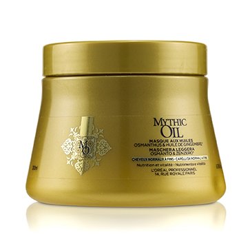 Professionnel Mythic Oil Light Masque dengan Osmanthus & Ginger Oil (Normal untuk Rambut Halus)