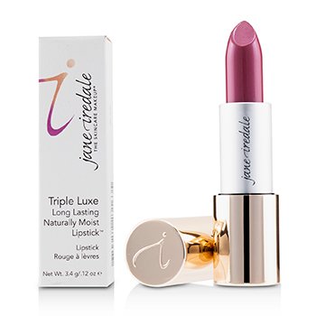 Triple Luxe Tahan Lama Lipstik Lembab Alami - # Joanna (Plum Dengan Nada Merah Muda)