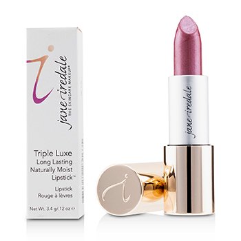 Triple Luxe Tahan Lama Lipstik Lembab Alami - # Rose (Light Merlot) (Triple Luxe Long Lasting Naturally Moist Lipstick - # Rose (Light Merlot))
