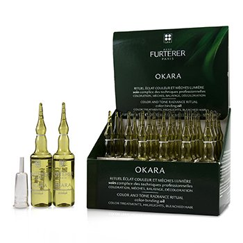 Okara Warna dan Nada Radiance Ritual Minyak Pengikat Warna (Perawatan Warna, Highlights, Rambut Diputihkan)