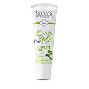 Lavera Pasta Gigi (Perawatan Lengkap) - Dengan Mint Organik &Sodium Fluoride (Toothpaste (Complete Care) - With Organic Mint & Sodium Fluoride)