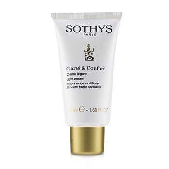 Sothys Clarte & Comfort Light Cream - Untuk Kulit Dengan Kapiler Rapuh (Clarte & Comfort Light Cream - For Skin With Fragile Capillaries)