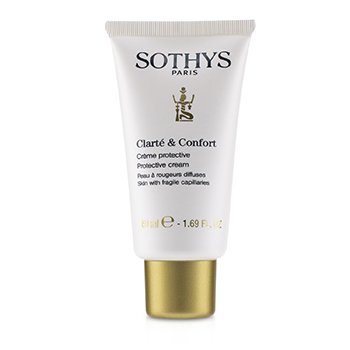 Sothys Clarte & Comfort Protective Cream - Untuk Kulit Dengan Kapiler Rapuh (Clarte & Comfort Protective Cream - For Skin With Fragile Capillaries)