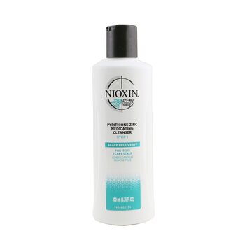 Nioxin Pemulihan Kulit Kepala Pyrithione Zinc Medicating Cleanser (Untuk Kulit Kepala Bersisik Gatal) (Scalp Recovery Pyrithione Zinc Purifying Shampoo)