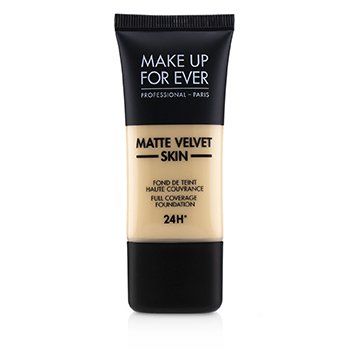 Make Up For Ever Matte Velvet Skin Full Coverage Foundation - # Y215 (Alabaster Kuning) (Matte Velvet Skin Full Coverage Foundation - # Y215 (Yellow Alabaster))