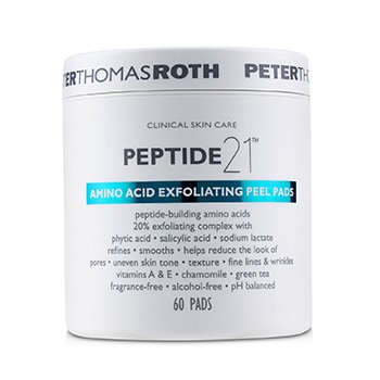 Peter Thomas Roth Peptida 21 Bantalan Kulit Pengelupasan Asam Amino (Peptide 21 Amino Acid Exfoliating Peel Pads)