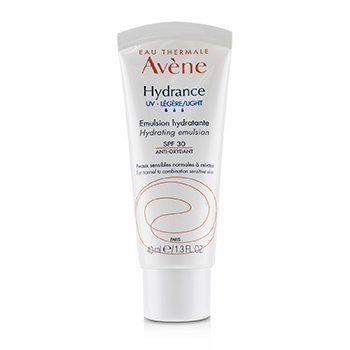 Avene Hydrance UV LIGHT Hydrating EmulsiON SPF 30 - Untuk Normal untuk Kombinasi Kulit Sensitif (Hydrance UV LIGHT Hydrating Emulsion SPF 30 - For Normal to Combination Sensitive Skin)