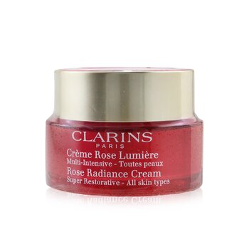Clarins Krim Pancaran Mawar Super Restoratif (Super Restorative Rose Radiance Cream)
