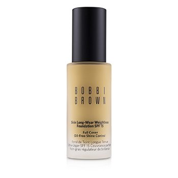 Bobbi Brown Kulit Panjang Pakai Weightless Foundation SPF 15 - # Alami Hangat (Skin Long Wear Weightless Foundation SPF 15 - # Warm Natural)