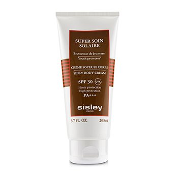 Super Soin Solaire Silky Body Cream SPF 30 UVA Perlindungan Tinggi 168105 (Super Soin Solaire Silky Body Cream SPF 30 UVA High Protection 168105)