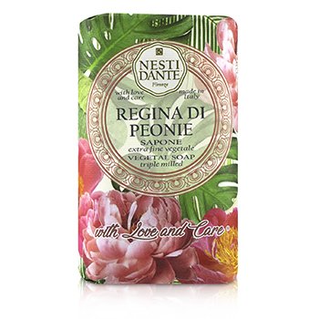 Triple Milled Vegetal Soap With Love &Care - Regina Di Peonie