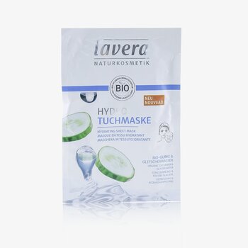 Lavera Sheet Mask - Hydrating (Dengan Mentimun Organik &Air Gletser) (Sheet Mask - Hydrating (With Organic Cucumber & Glacier Water))