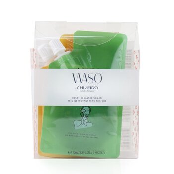Waso Reset Cleanser Squad Kit: 1x Wild Garden 70ml + 1x Romantic Dream 70ml + Good Vibes 70ml