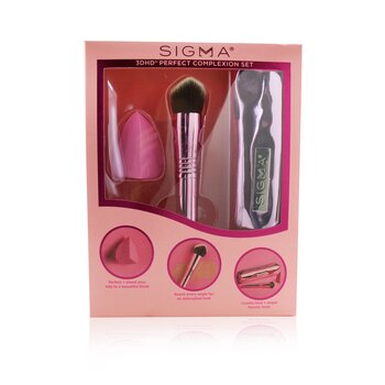 Sigma Beauty 3DHD Perfect Complexion Set (1x Blender, 1x Kabuki Brush, 1x Bag) (3DHD Perfect Complexion Set (1x Blender, 1x Kabuki Brush, 1x Bag))
