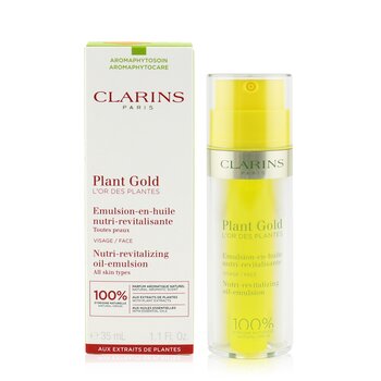 Clarins Tanaman Emas Nutri-revitalisasi Minyak-Emulsi (Plant Gold Nutri-Revitalizing Oil-Emulsion)