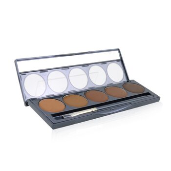 Ultimate Foundation 5 In 1 Pro Palette - # 100 Seri (Nada Merah Tua)