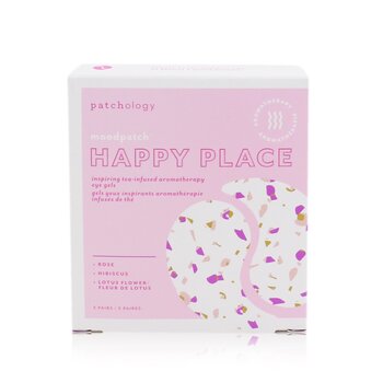Patchology Moodpatch - Happy Place Inspirasi Tea-Infused Aromatherapy Eye Gels (Rose + Hibiscus + Lotus Flower) (Moodpatch - Happy Place Inspiring Tea-Infused Aromatherapy Eye Gels (Rose+Hibiscus+Lotus Flower))