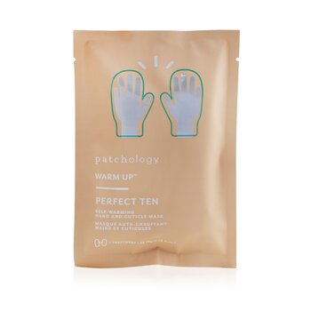 Patchology Hangatkan Sepuluh Tangan Pemanasan Diri Sempurna & Masker Kutikula (1 Perawatan) (Warm Up Perfect Ten Self-Warming Hand & Cuticle Mask (1 Treatment))