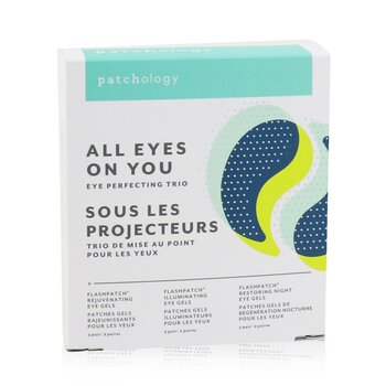 Patchology FlashPatch Eye Gels - Semua Mata Pada Anda Eye Menyempurnakan Trio Kit: Meremajakan, Menerangi, Memulihkan (FlashPatch Eye Gels - All Eyes On You Eye Perfecting Trio Kit: Rejuvenating, Illuminating, Restoring)