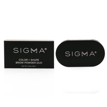 Sigma Beauty Warna + Bentuk Brow Powder Duo - # Cahaya (Color + Shape Brow Powder Duo - # Light)