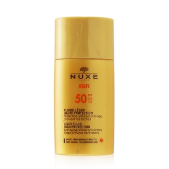 Nuxe Cairan Cahaya Nuxe Sun Untuk Wajah - Perlindungan Tinggi SPF50 (Untuk Kulit Normal Hingga Kombinasi) (Nuxe Sun Light Fluid For Face - High Protection SPF50 (For Normal To Combination Skin))